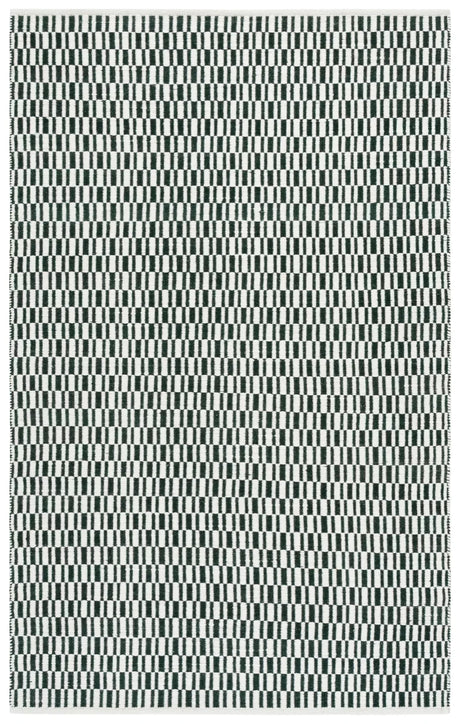 Safavieh Vermont 4'-0" x 6'-0" Rug in Dark Green / Ivory