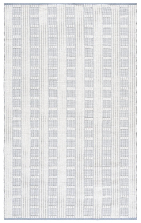 Safavieh Vermont 4'-0" x 6'-0" Rug in Light Blue / Ivory