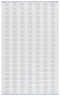 Safavieh Vermont 4'-0" x 6'-0" Rug in Light Blue / Ivory