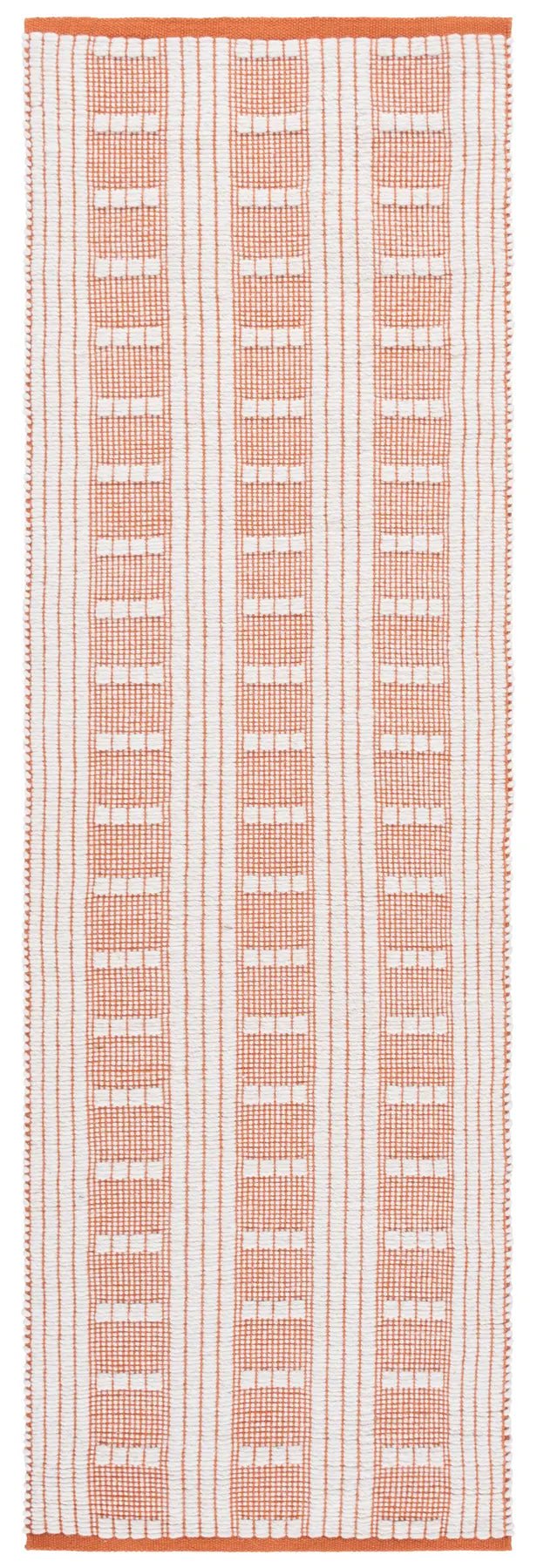 Safavieh Vermont 2'-3" x 8'-0" Rug in Orange / Ivory