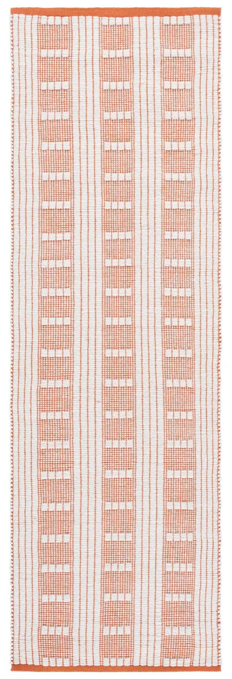 Safavieh Vermont 2'-3" x 8'-0" Rug in Orange / Ivory