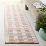 Safavieh Vermont 2'-3" x 8'-0" Rug in Orange / Ivory
