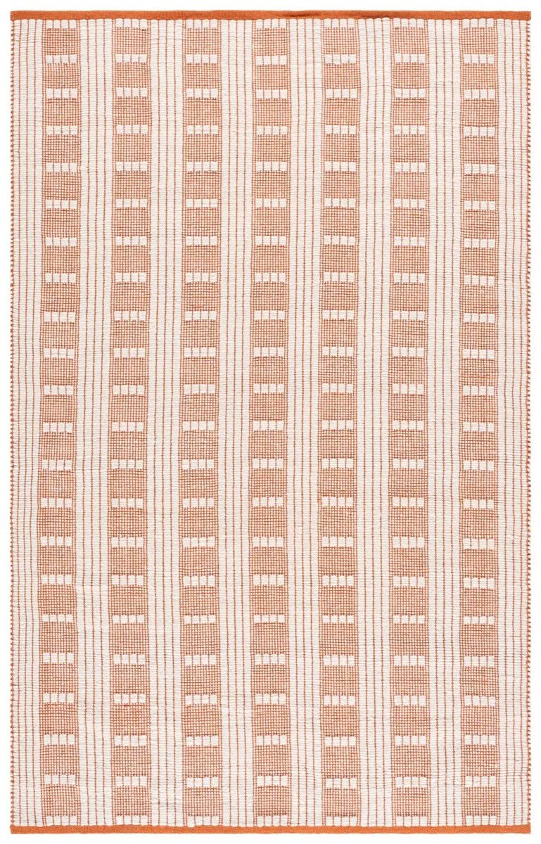 Safavieh Vermont 5'-0" x 8'-0" Rug in Orange / Ivory