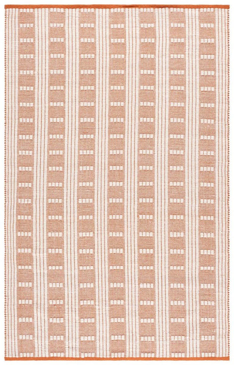 Safavieh Vermont 5'-0" x 8'-0" Rug in Orange / Ivory