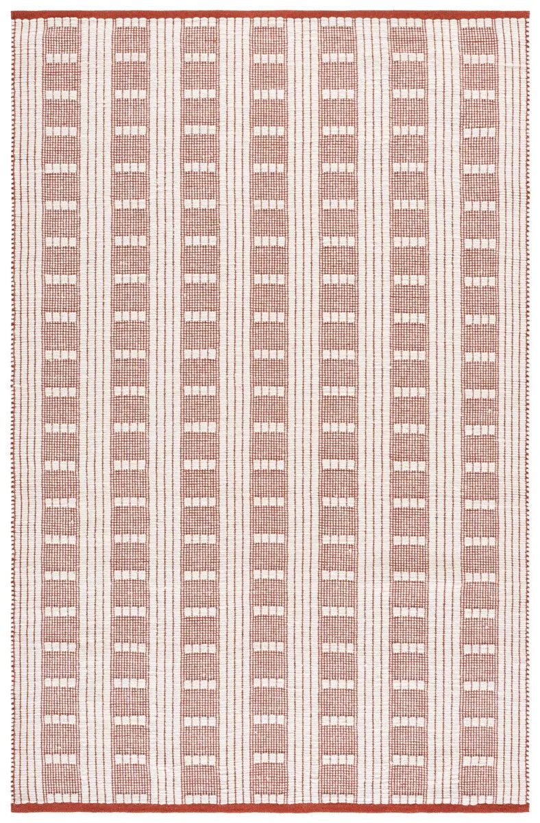 Safavieh Vermont 5'-0" x 8'-0" Rug in Rust / Ivory