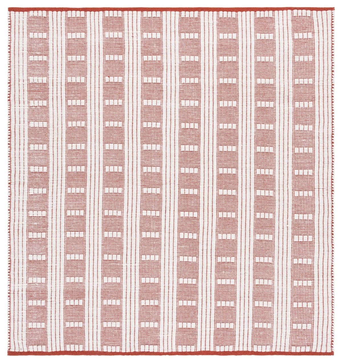 Safavieh Vermont 6'-0" x 6'-0" Rug in Rust / Ivory