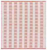 Safavieh Vermont 6'-0" x 6'-0" Rug in Rust / Ivory