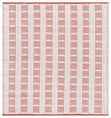 Safavieh Vermont 6'-0" x 6'-0" Rug in Rust / Ivory