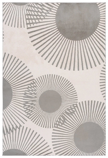 Safavieh Versailles 4'-0" x 6'-0" Rug in Grey / Beige