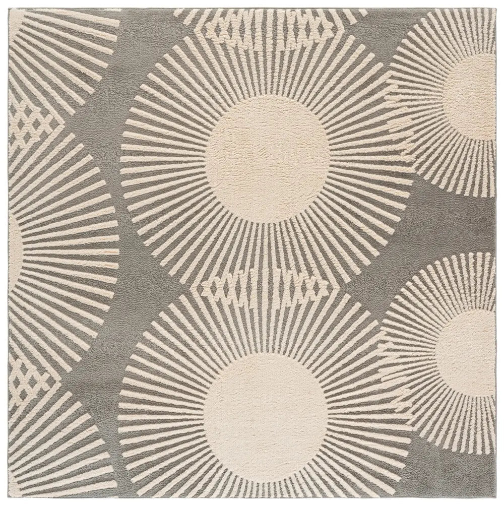 Safavieh Versailles 6'-0" x 6'-0" Rug in Grey / Beige