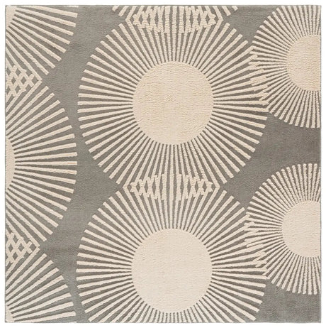 Safavieh Versailles 6'-0" x 6'-0" Rug in Grey / Beige