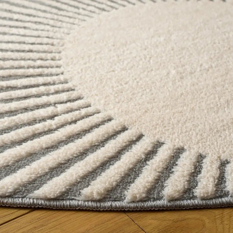 Safavieh Versailles 6'-0" x 6'-0" Rug in Grey / Beige