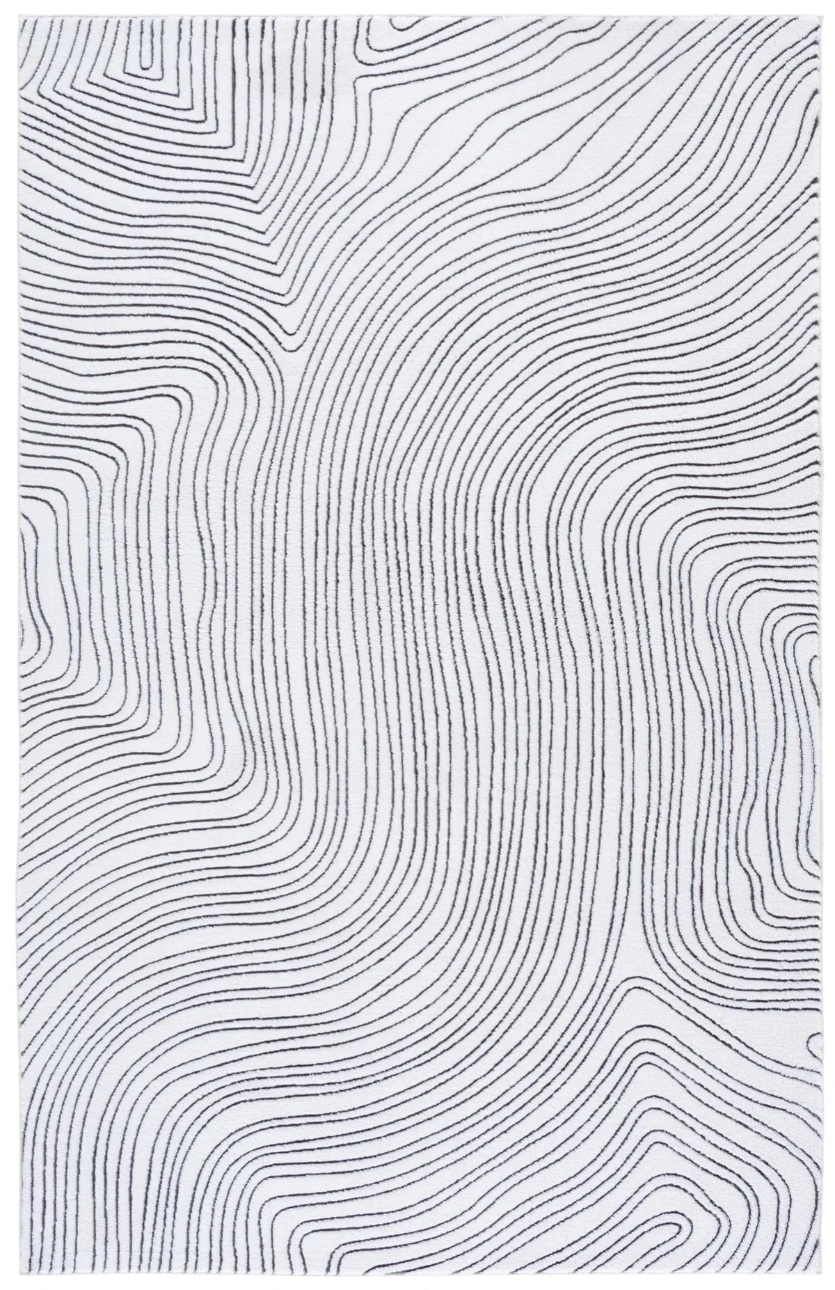 Safavieh Versailles 4'-0" x 6'-0" Rug in Ivory / Grey