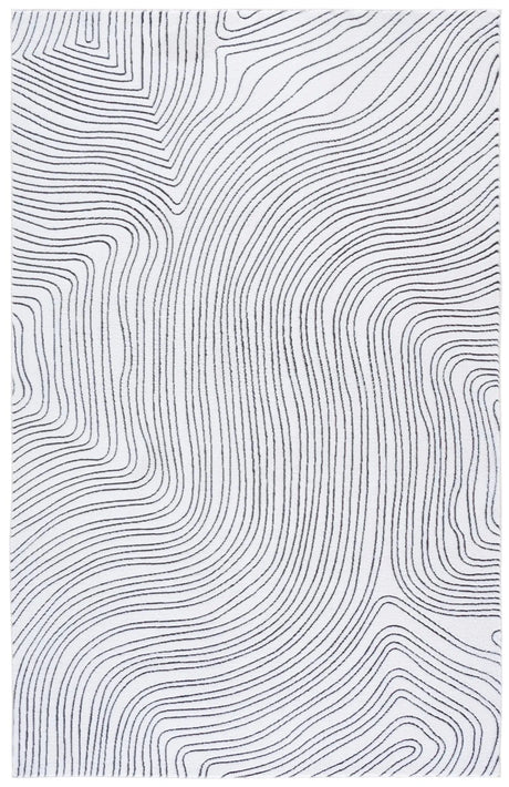 Safavieh Versailles 4'-0" x 6'-0" Rug in Ivory / Grey