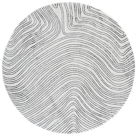 Safavieh Versailles 6'-0" x 6'-0" Rug in Ivory / Black
