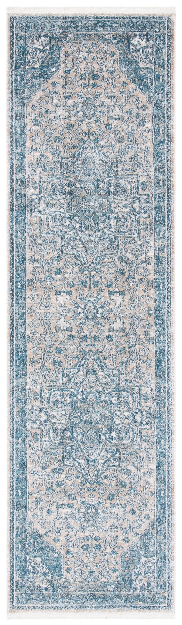 Safavieh Victoria Vicb910F Blue/Grey Rug.