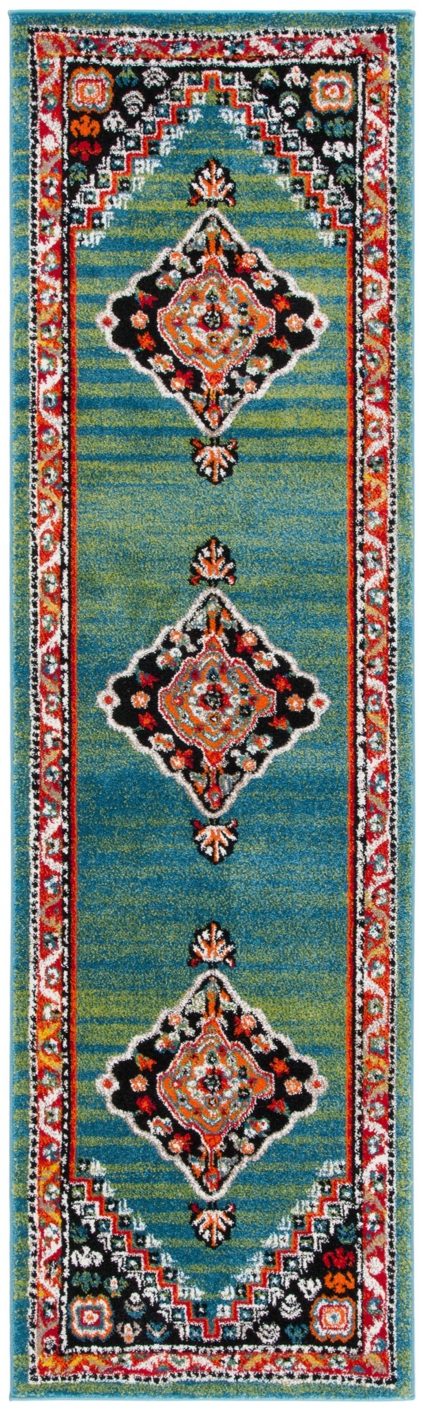 Safavieh Vintage Hamadan Vth224W Green/Black Rug.