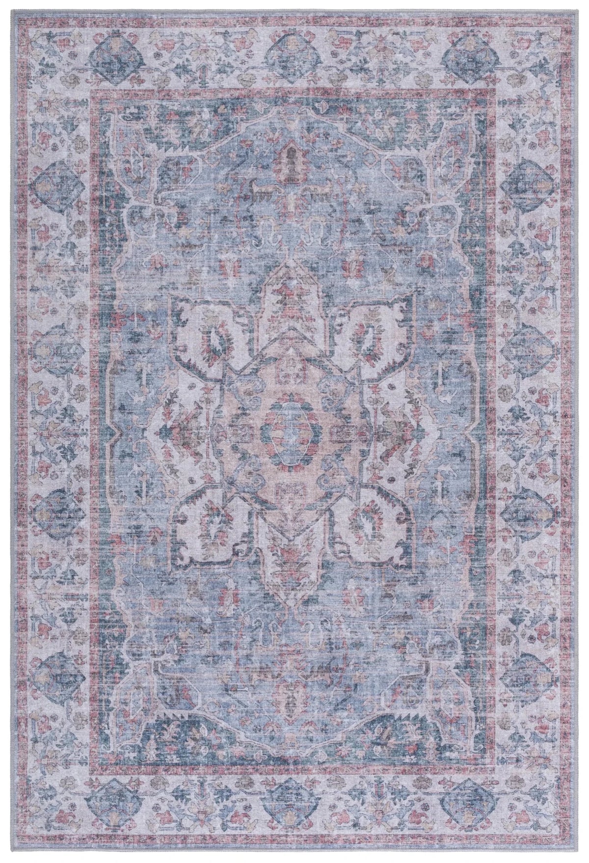 Safavieh Vintage Heriz 800 5'-3" x 7'-6" Rug in Blue / Beige