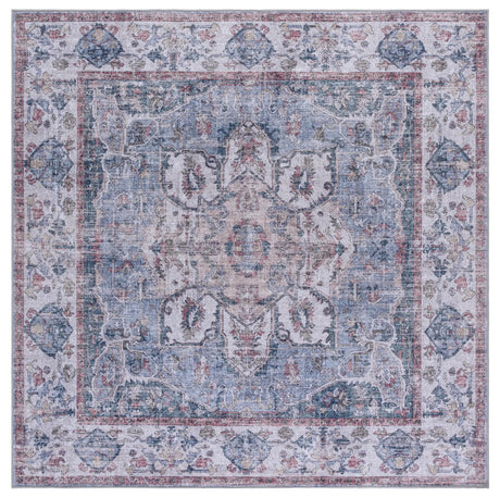 Safavieh Vintage Heriz 800 6'-7" x 6'-7" Rug in Blue / Beige