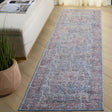 Safavieh Vintage Heriz 800 2'-3" x 8'-0" Rug in Blue / Red