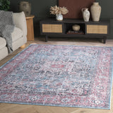 Safavieh Vintage Heriz 800 5'-3" x 7'-6" Rug in Blue / Red