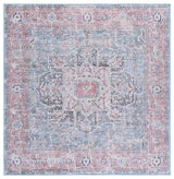 Safavieh Vintage Heriz 800 6'-7" x 6'-7" Rug in Blue / Red