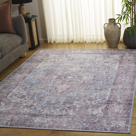 Safavieh Vintage Heriz 800 5'-3" x 7'-6" Rug in Red / Blue