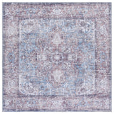 Safavieh Vintage Heriz 800 6'-7" x 6'-7" Rug in Red / Blue