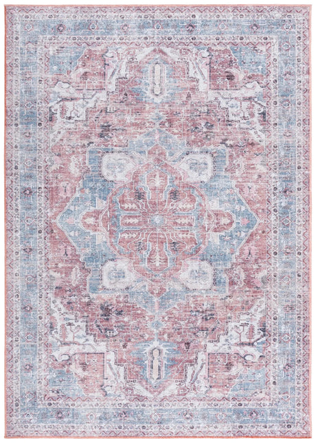 Safavieh Vintage Heriz 800 5'-3" x 7'-6" Rug in Blue / Red