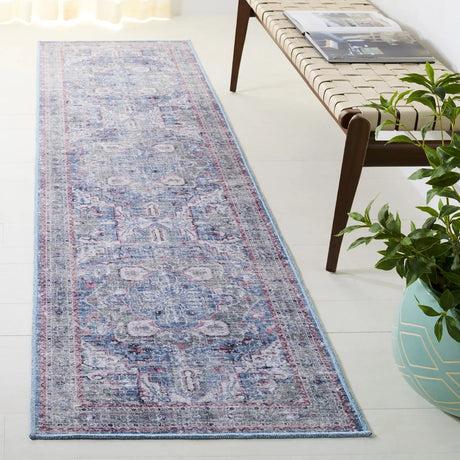 Safavieh Vintage Heriz 800 2'-3" x 8'-0" Rug in Green / Blue