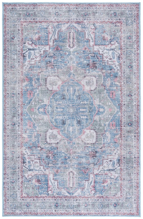 Safavieh Vintage Heriz 800 5'-3" x 7'-6" Rug in Green / Blue