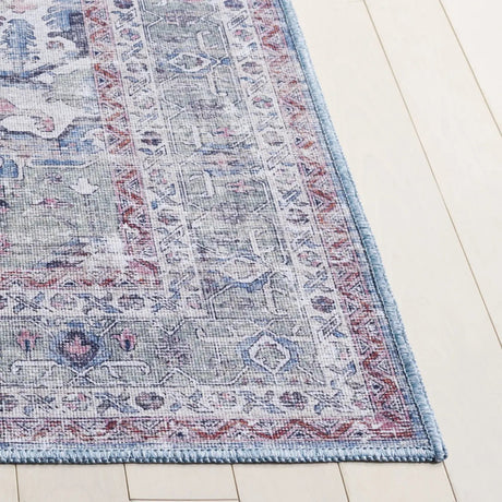Safavieh Vintage Heriz 800 5'-3" x 7'-6" Rug in Green / Blue