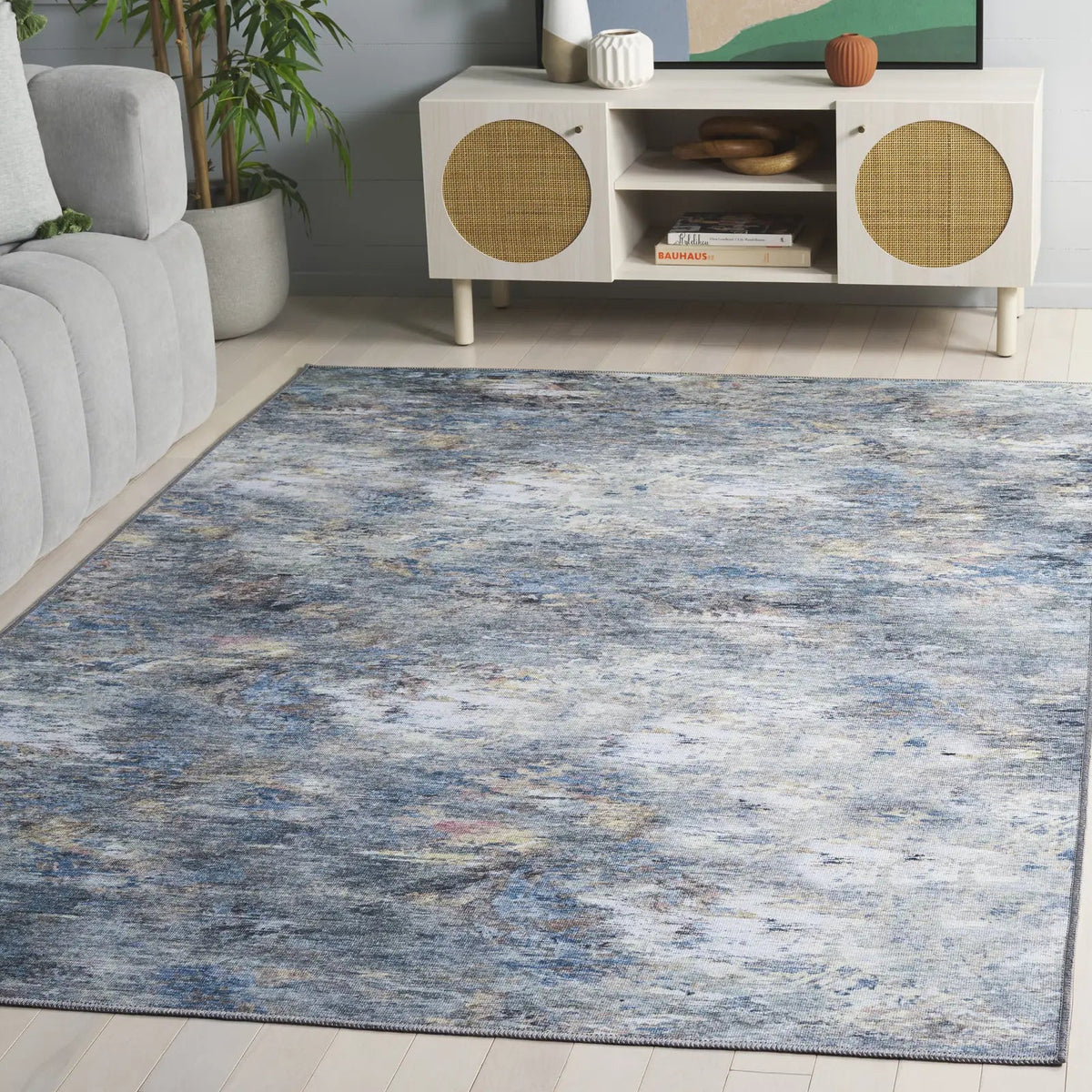 Safavieh Vintage Heriz 800 5'-3" x 7'-6" Rug in Green / Blue
