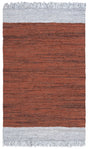 Safavieh Vintage Leather Vtl310P Light Grey/Rust Rug.