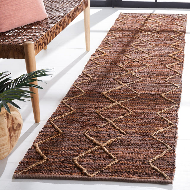 Safavieh Vintage Leather Vtl801T Brown/Natural Rug.