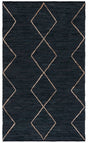 Safavieh Vintage Leather Vtl801Z Black/Natural Rug.