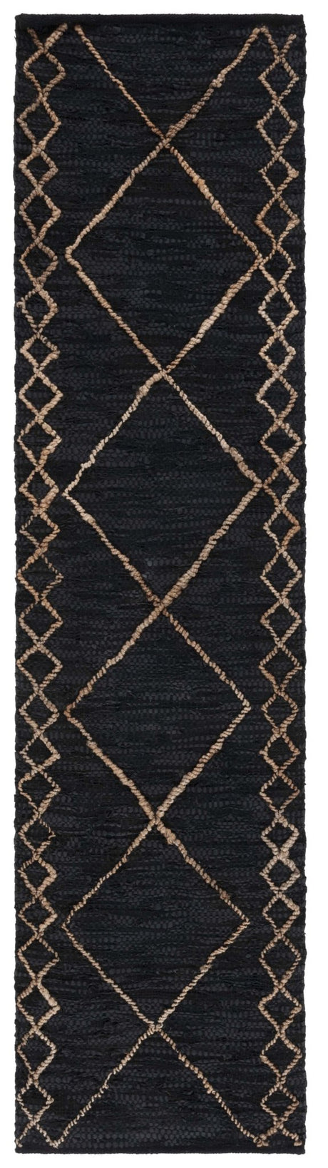 Safavieh Vintage Leather Vtl802Z Black/Natural Rug.
