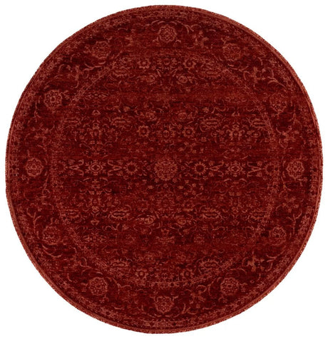Safavieh Vintage Overdye 6'-7" x 6'-7" Rug in Red