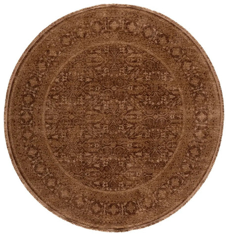 Safavieh Vintage Overdye 6'-7" x 6'-7" Rug in Brown