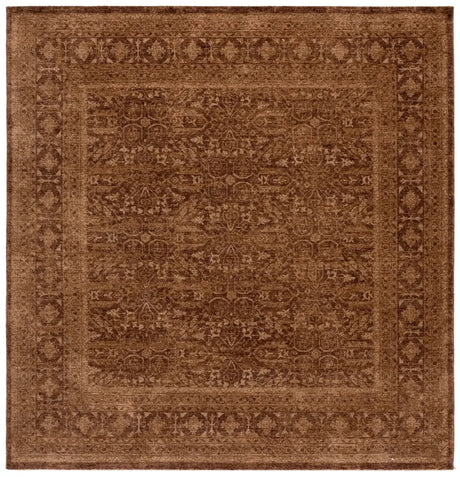 Safavieh Vintage Overdye 6'-7" x 6'-7" Rug in Brown