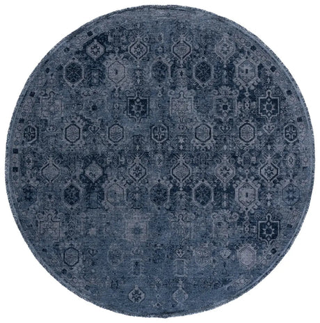 Safavieh Vintage Overdye 6'-7" x 6'-7" Rug in Navy