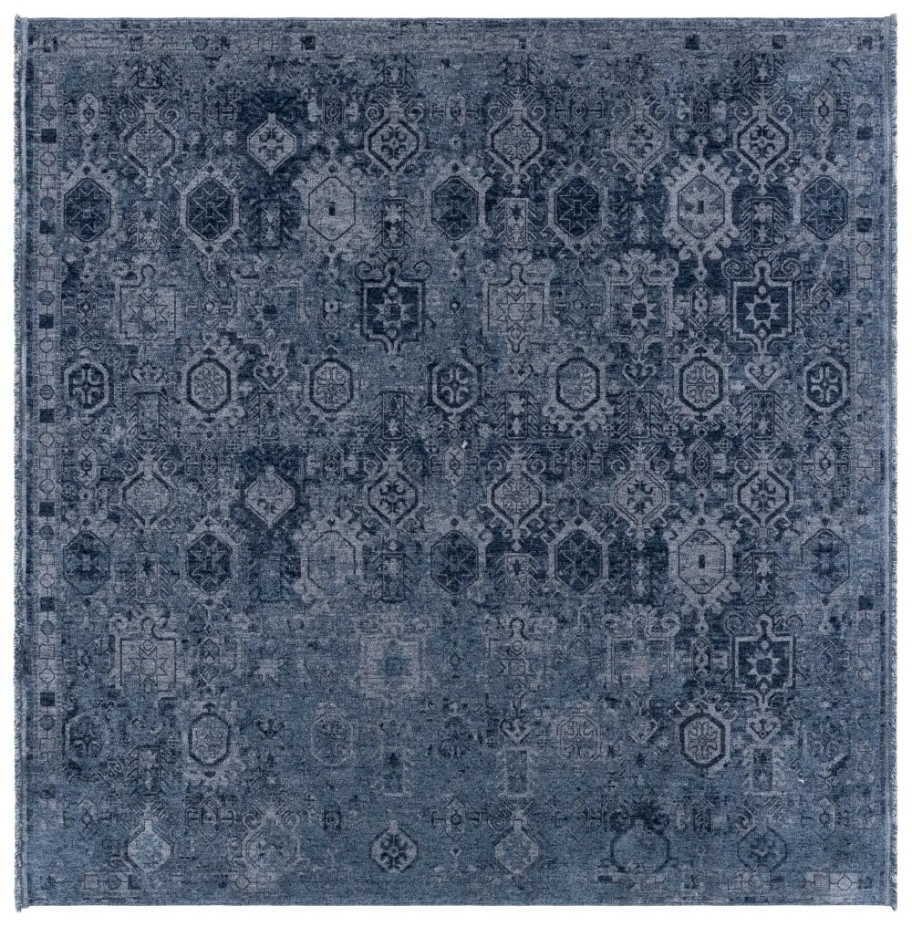 Safavieh Vintage Overdye 6'-7" x 6'-7" Rug in Navy