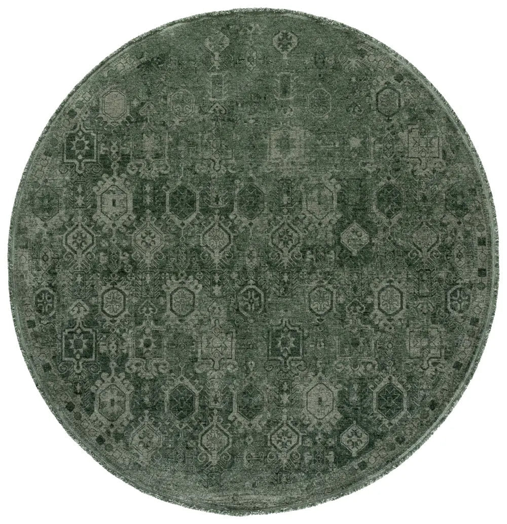 Safavieh Vintage Overdye 6'-7" x 6'-7" Rug in Green