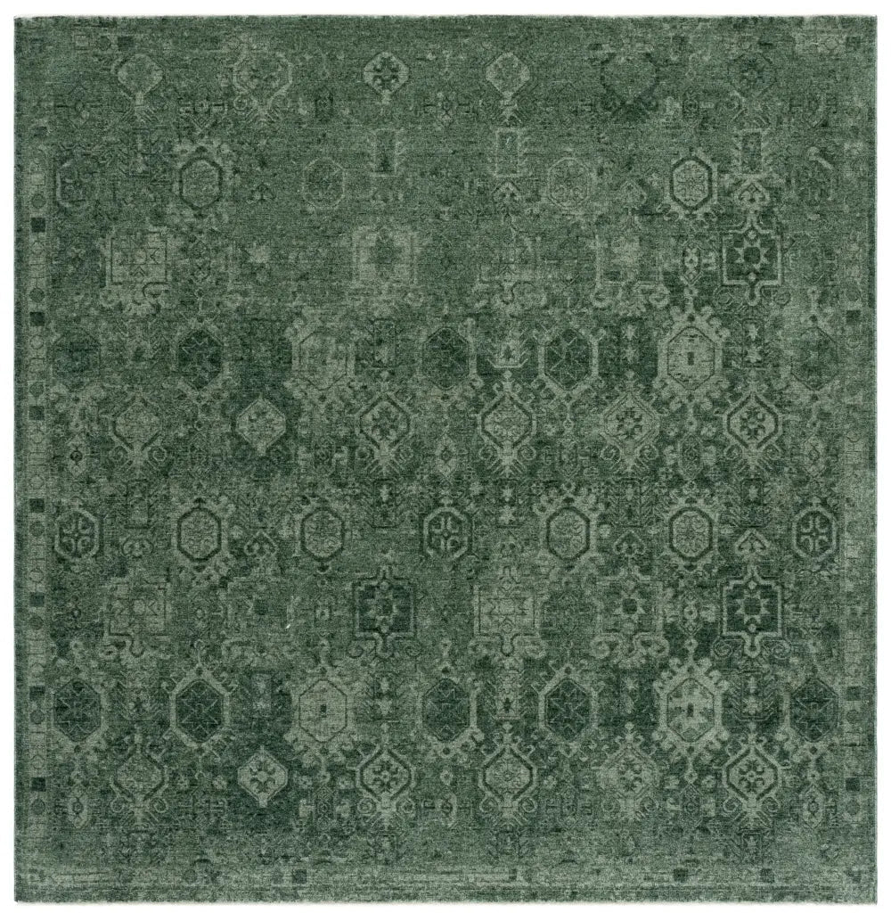 Safavieh Vintage Overdye 6'-7" x 6'-7" Rug in Green