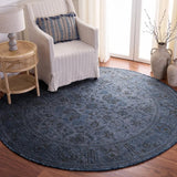 Safavieh Vintage Overdye 6'-7" x 6'-7" Rug in Navy