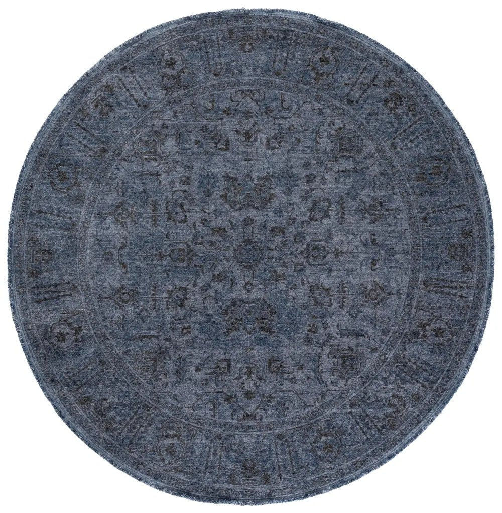 Safavieh Vintage Overdye 6'-7" x 6'-7" Rug in Navy