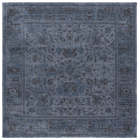 Safavieh Vintage Overdye 6'-7" x 6'-7" Rug in Navy
