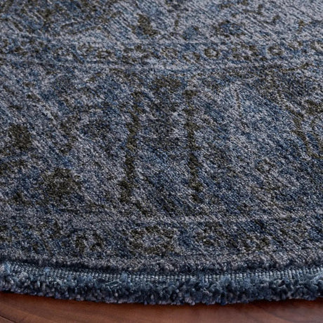 Safavieh Vintage Overdye 6'-7" x 6'-7" Rug in Navy