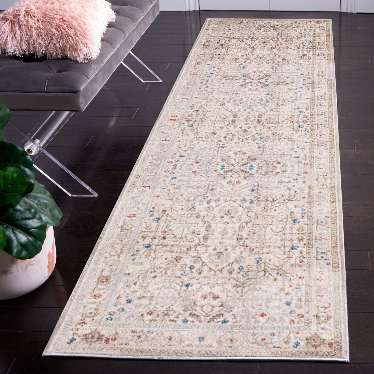 Safavieh Vintage Persian Vtp427W Ivory/Sage Rug.