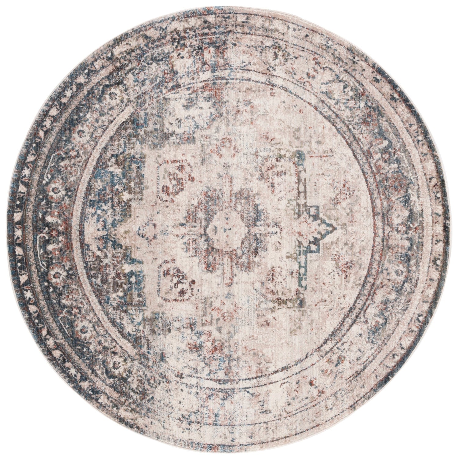 Safavieh Vintage Persian Vtp438Y Ivory/Green Rug.